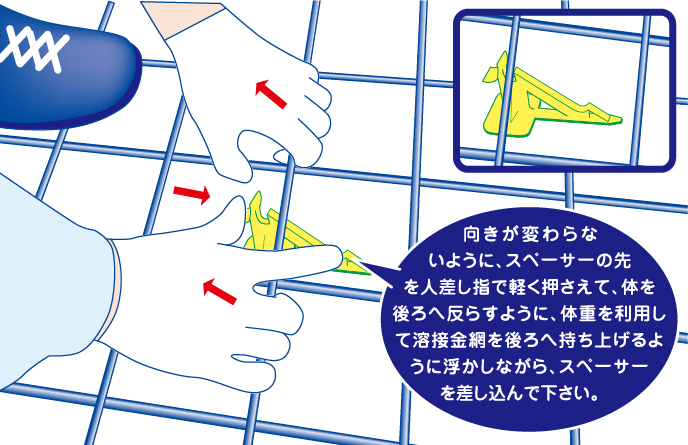 クサビスペーサー